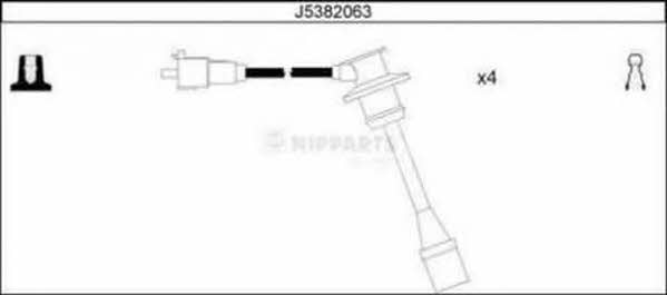 Nipparts J5382063 Дроти високовольтні, комплект J5382063: Купити в Україні - Добра ціна на EXIST.UA!