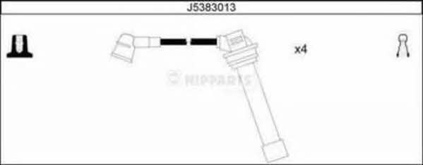 Nipparts J5383013 Дроти високовольтні, комплект J5383013: Купити в Україні - Добра ціна на EXIST.UA!