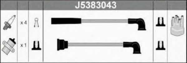 Nipparts J5383043 Дроти високовольтні, комплект J5383043: Приваблива ціна - Купити в Україні на EXIST.UA!