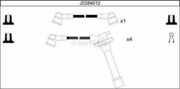 Nipparts J5384012 Дроти високовольтні, комплект J5384012: Купити в Україні - Добра ціна на EXIST.UA!