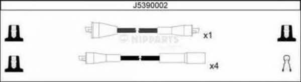 Nipparts J5390002 Дроти високовольтні, комплект J5390002: Приваблива ціна - Купити в Україні на EXIST.UA!