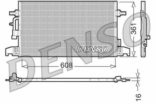 Nippon pieces DCN02016 Радіатор кондиціонера (Конденсатор) DCN02016: Приваблива ціна - Купити в Україні на EXIST.UA!