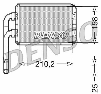 Nippon pieces DRR23016 Радіатор опалювача салону DRR23016: Купити в Україні - Добра ціна на EXIST.UA!
