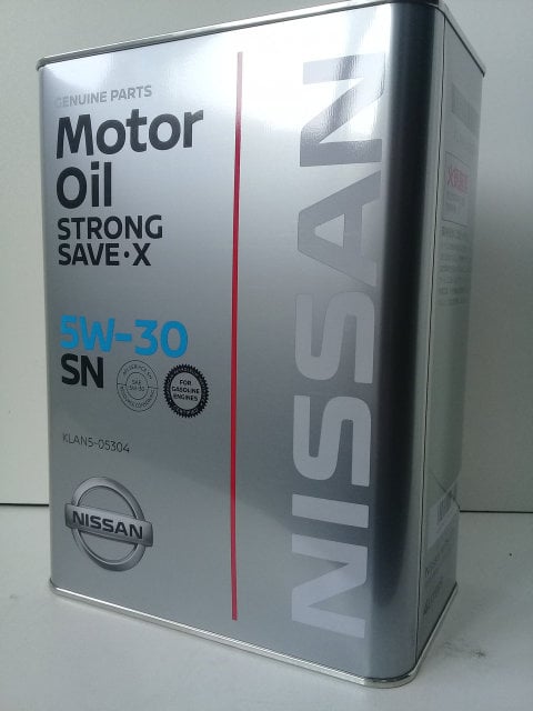 Моторна олива Nissan Strong Save-X 5W-30, 4л Nissan KLAN5-05304