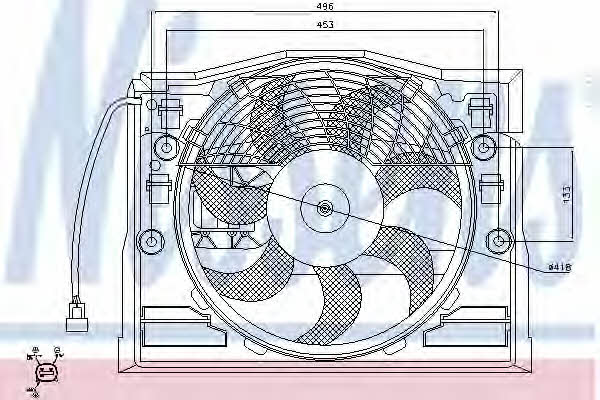 Nissens 85650 Вентилятор радіатора охолодження 85650: Купити в Україні - Добра ціна на EXIST.UA!