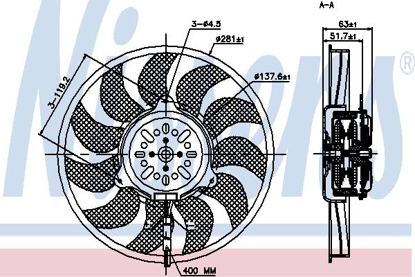 Nissens 85692 Вентилятор радіатора охолодження 85692: Купити в Україні - Добра ціна на EXIST.UA!