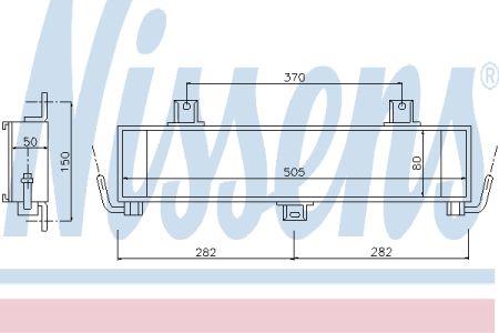 Nissens 90610 Радіатор масляний 90610: Купити в Україні - Добра ціна на EXIST.UA!