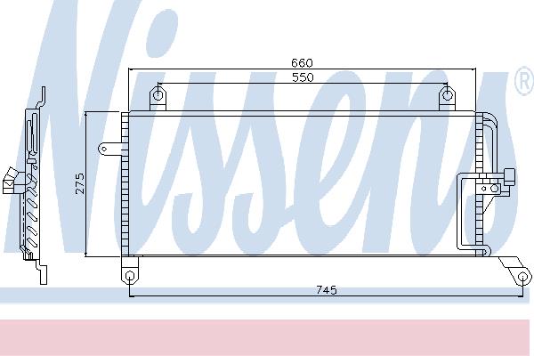 Nissens 94222 Радіатор кондиціонера (Конденсатор) 94222: Купити в Україні - Добра ціна на EXIST.UA!