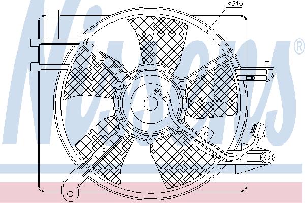 Nissens 85061 Вентилятор радіатора охолодження 85061: Купити в Україні - Добра ціна на EXIST.UA!