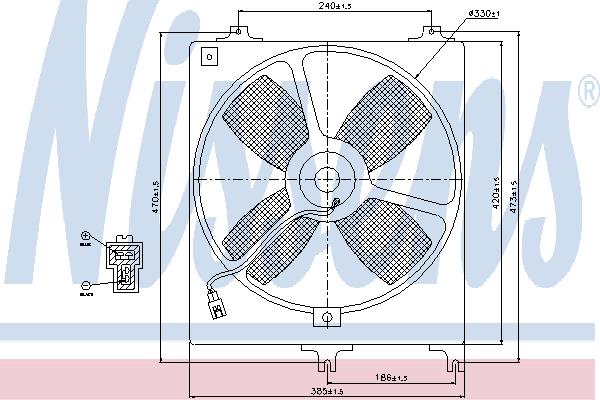 Nissens 85069 Вентилятор радіатора охолодження 85069: Купити в Україні - Добра ціна на EXIST.UA!