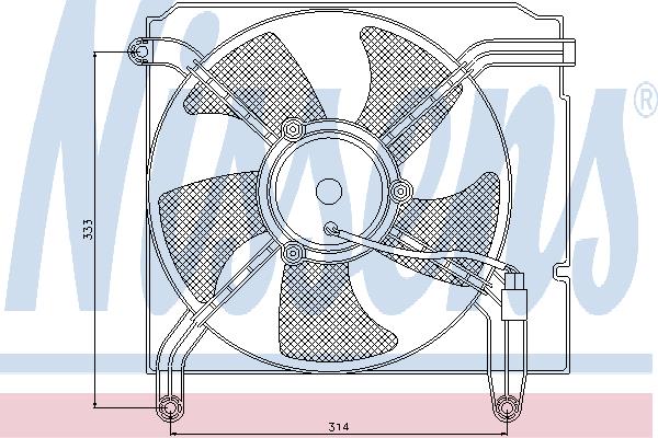 Nissens 85349 Вентилятор радіатора охолодження 85349: Купити в Україні - Добра ціна на EXIST.UA!