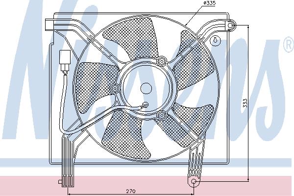 Nissens 85360 Вентилятор радіатора охолодження 85360: Купити в Україні - Добра ціна на EXIST.UA!
