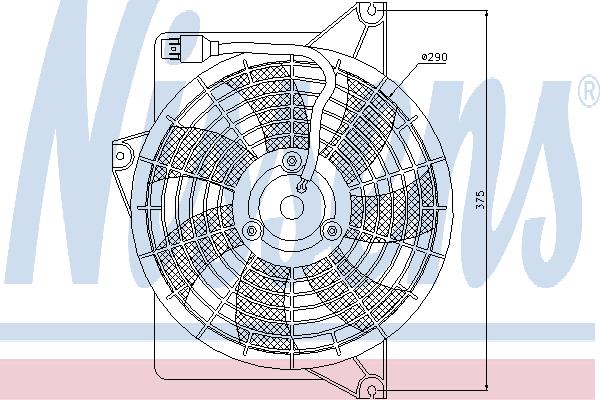 Nissens 85371 Вентилятор радіатора охолодження 85371: Купити в Україні - Добра ціна на EXIST.UA!