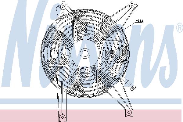 Nissens 85383 Вентилятор радіатора охолодження 85383: Купити в Україні - Добра ціна на EXIST.UA!