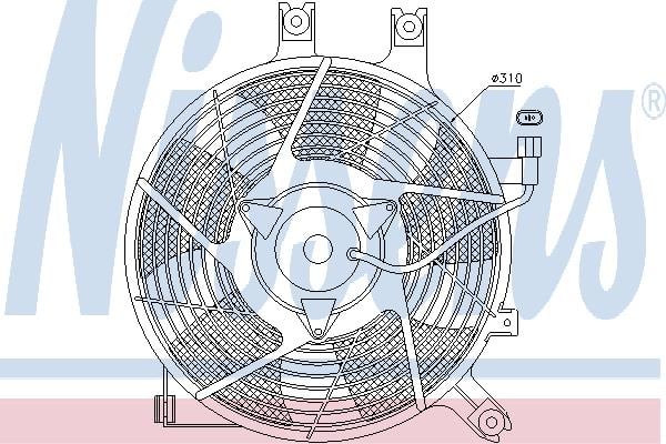 Nissens 85384 Вентилятор радіатора охолодження 85384: Купити в Україні - Добра ціна на EXIST.UA!