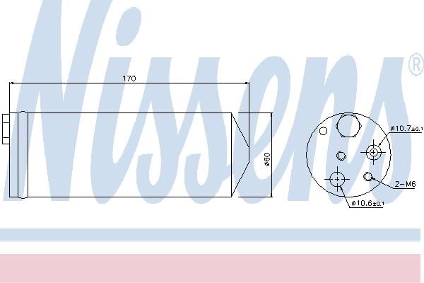 95489 Nissens Осушитель кондиционера