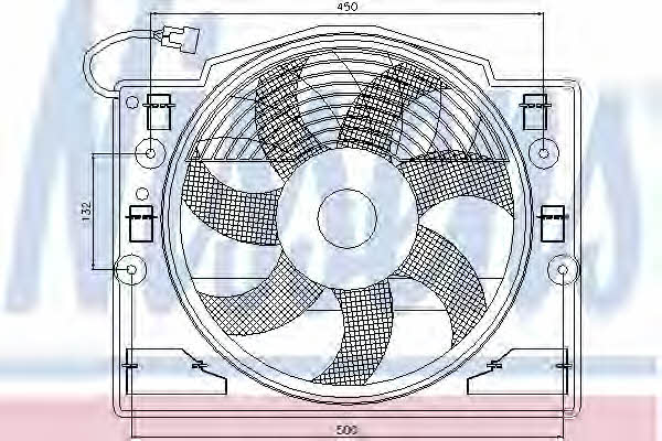 Nissens 85420 Вентилятор радіатора охолодження 85420: Купити в Україні - Добра ціна на EXIST.UA!