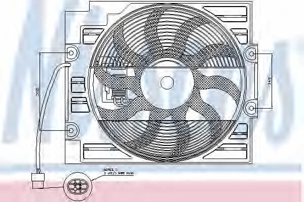 Nissens 85422 Вентилятор радіатора охолодження 85422: Купити в Україні - Добра ціна на EXIST.UA!