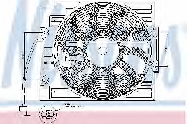 Nissens 85422 Вентилятор радіатора охолодження 85422: Купити в Україні - Добра ціна на EXIST.UA!