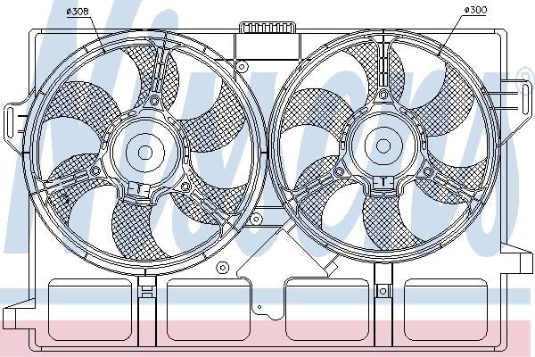 Nissens 85440 Вентилятор радіатора охолодження 85440: Купити в Україні - Добра ціна на EXIST.UA!