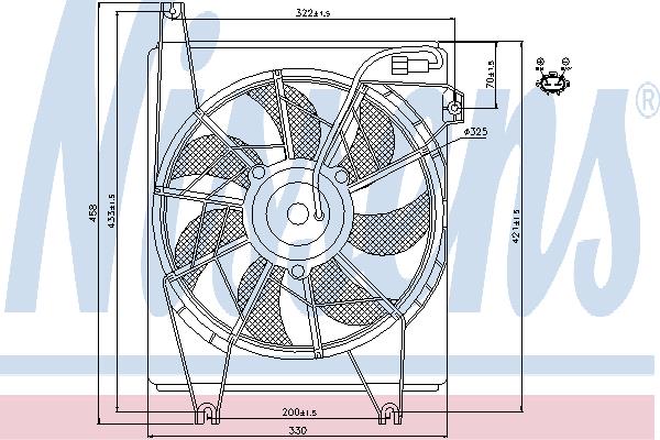 Nissens 85623 Вентилятор радіатора охолодження 85623: Купити в Україні - Добра ціна на EXIST.UA!