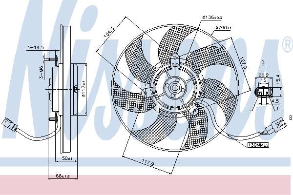 Nissens 85680 Вентилятор радіатора охолодження 85680: Купити в Україні - Добра ціна на EXIST.UA!