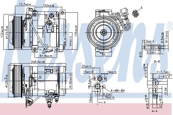 890332 Nissens Компрессор