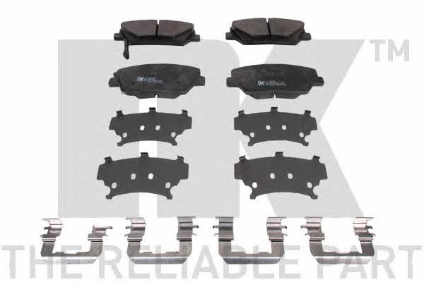 Колодки Hyundai Creta (Хюндай Крета): 223449 NK Тормозные колодки дисковые, комплект