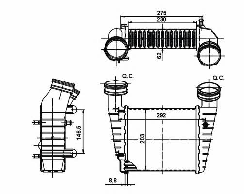 Интеркулер NRF 30138A