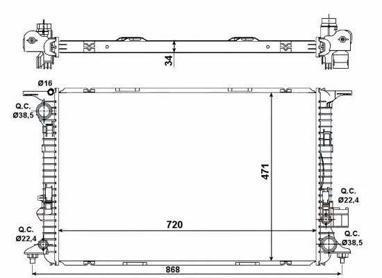 Купить NRF 58439 – отличная цена на EXIST.UA!