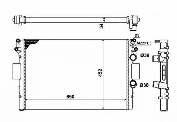Купить NRF 53623A – отличная цена на EXIST.UA!