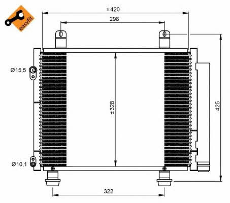 Купить NRF 350208 по низкой цене в Украине!