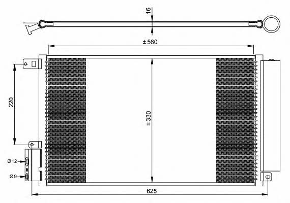 NRF Радиатор кондиционера (Конденсатор) – цена 5493 UAH