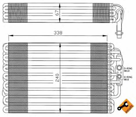 NRF Испаритель кондиционера – цена 4953 UAH