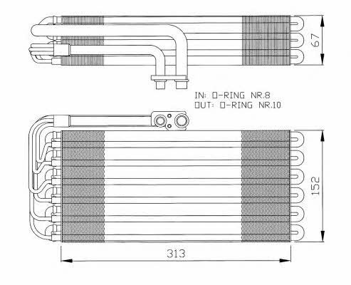 NRF Испаритель кондиционера – цена 7209 UAH