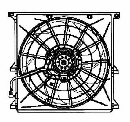 Вентилятор радіатора охолодження NRF 47024