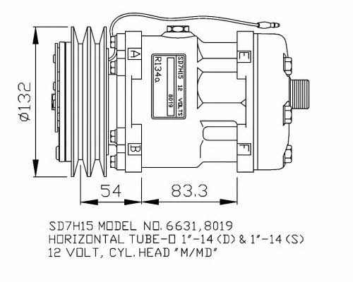 NRF 32138G Компресор кондиціонера 32138G: Купити в Україні - Добра ціна на EXIST.UA!