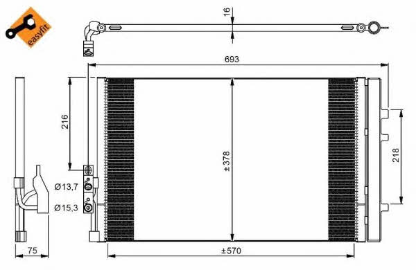Купить NRF 350036 по низкой цене в Украине!