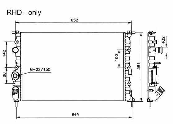 Купить NRF 58025 по низкой цене в Украине!