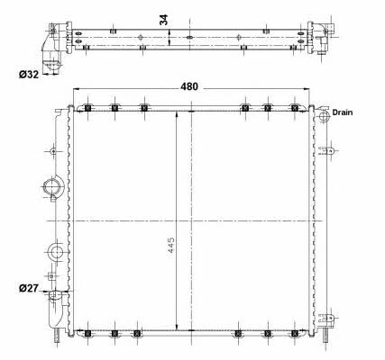 Купить NRF 58075 – отличная цена на EXIST.UA!