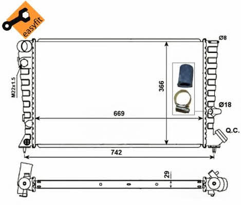 Купить NRF 58101 – отличная цена на EXIST.UA!