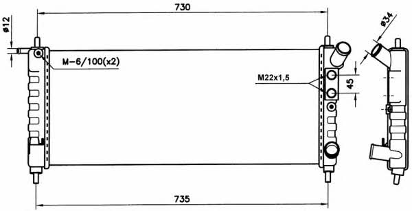 Купить NRF 58154 по низкой цене в Украине!