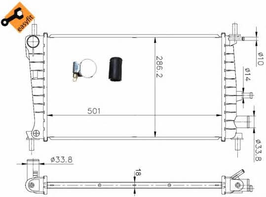 Купить NRF 54666 – отличная цена на EXIST.UA!
