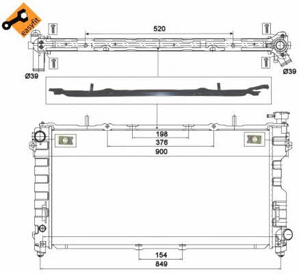 Купить NRF 58264 по низкой цене в Украине!