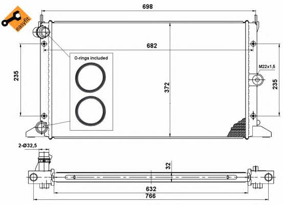 Купить NRF 50592 по низкой цене в Украине!
