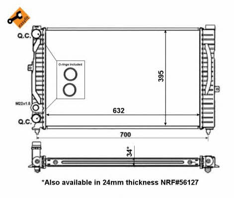 Купить NRF 509504 по низкой цене в Украине!