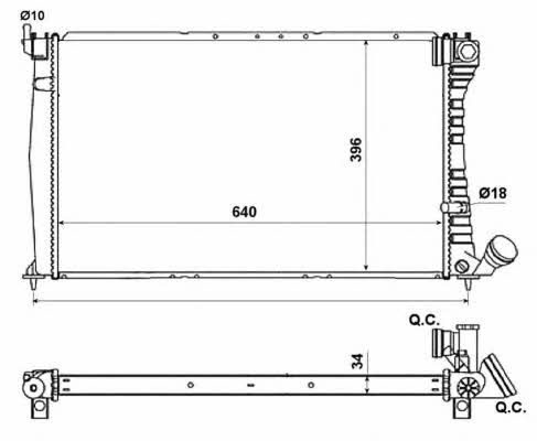 Купить NRF 509601 – отличная цена на EXIST.UA!