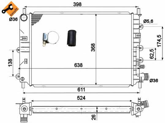 Купить NRF 514436 по низкой цене в Украине!