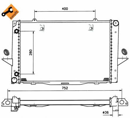 Купить NRF 519509 – отличная цена на EXIST.UA!