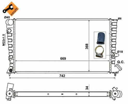 Купить NRF 519510 по низкой цене в Украине!